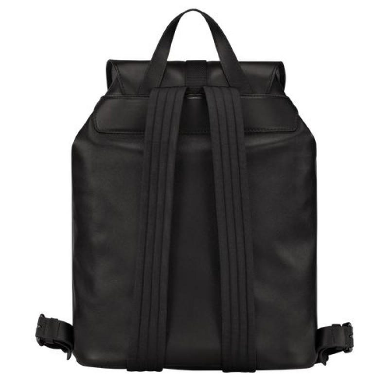 Longchamp 3D Backpack M Black | GDJVUZC-01