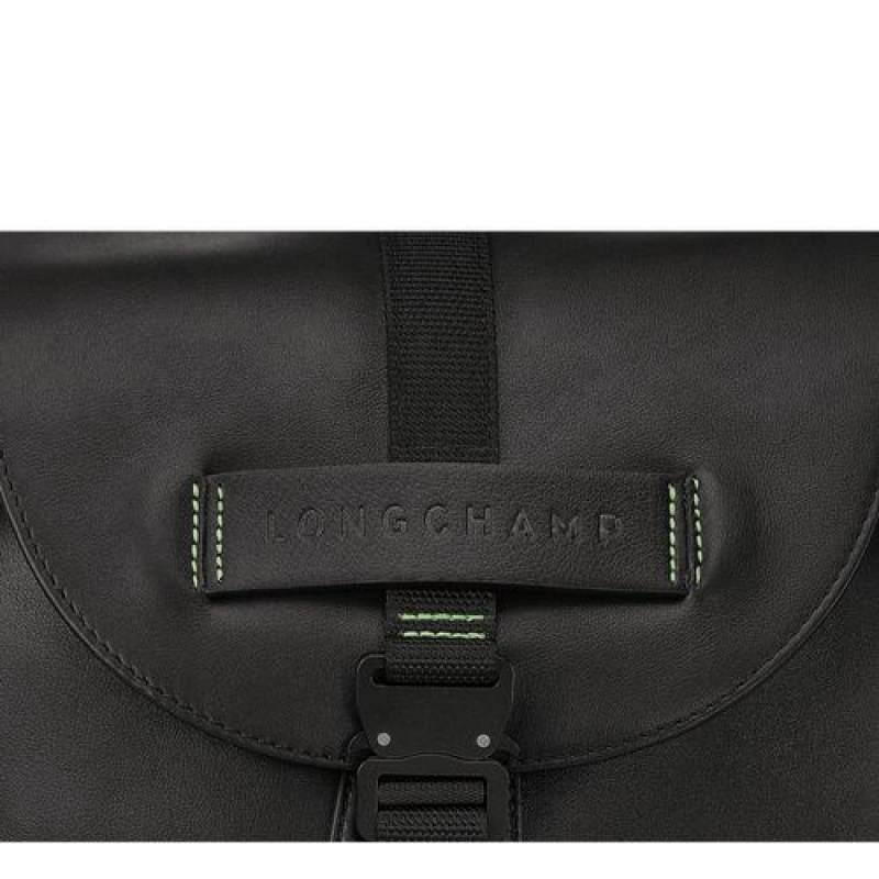 Longchamp 3D Backpack M Black | GDJVUZC-01