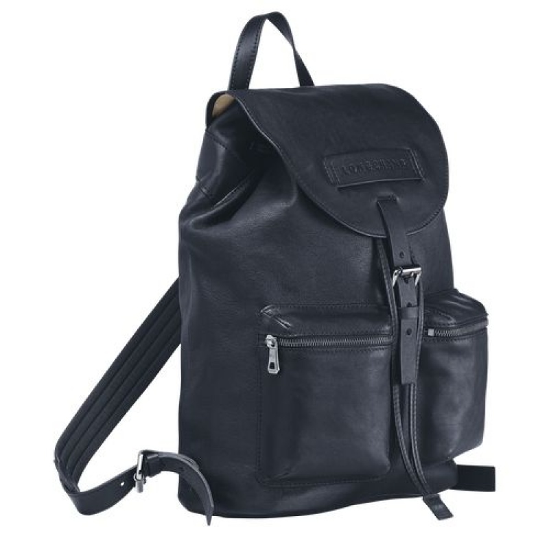 Longchamp 3D Backpack M Midnight Blue | CSNUVHM-47