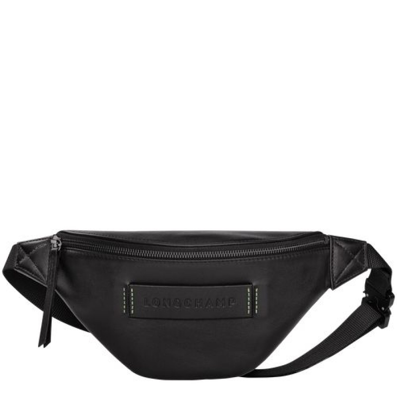 Longchamp 3D Belt bag Black | EDPZRCF-79