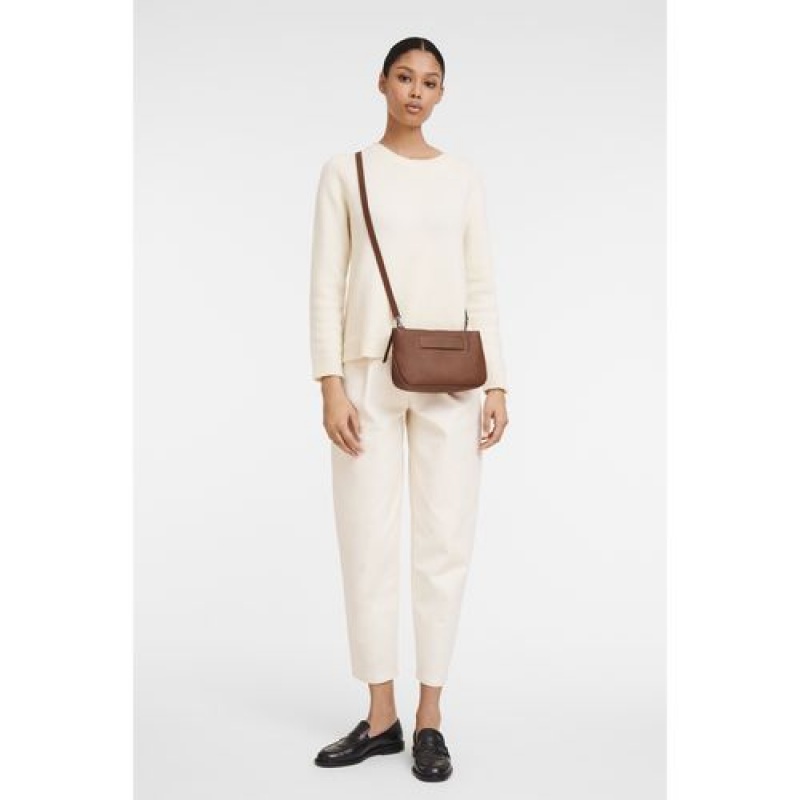 Longchamp 3D Crossbody bag Cognac | VMTAHIL-10
