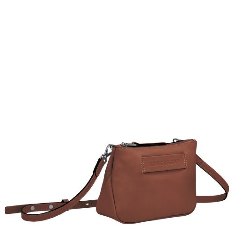 Longchamp 3D Crossbody bag Cognac | VMTAHIL-10