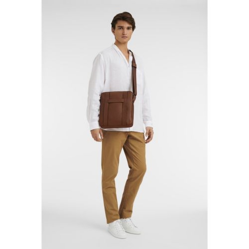 Longchamp 3D Crossbody bag M Cognac | PZLVAOG-97