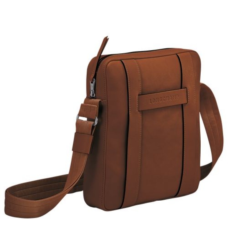 Longchamp 3D Crossbody bag M Cognac | PZLVAOG-97