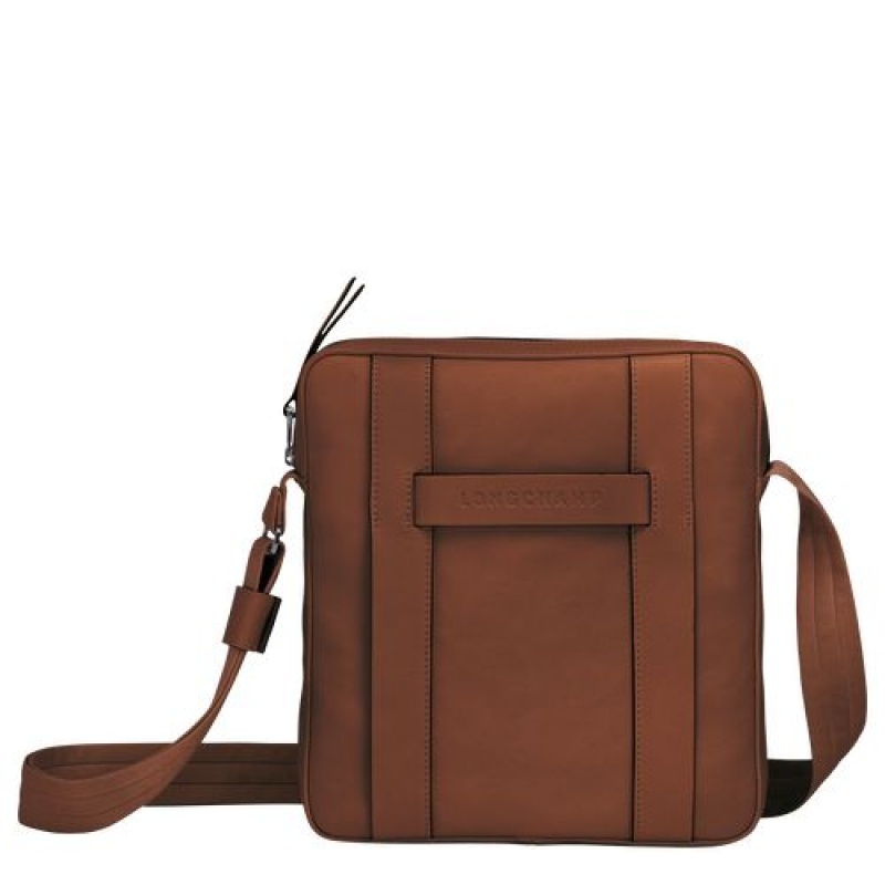 Longchamp 3D Crossbody bag M Cognac | PZLVAOG-97