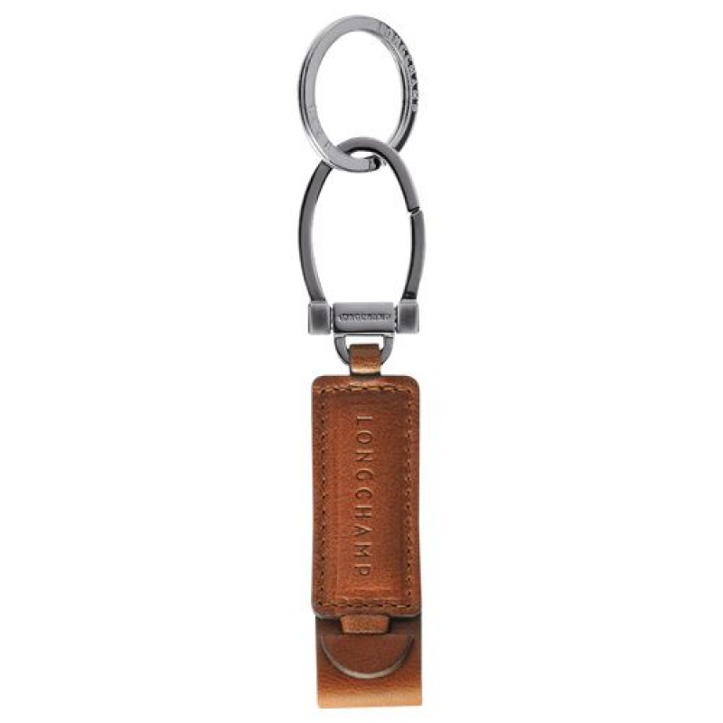 Longchamp 3D Key-rings Cognac | LXBIVRS-24
