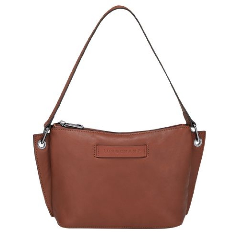 Longchamp 3D Pouch Cognac | OXJNYWS-10