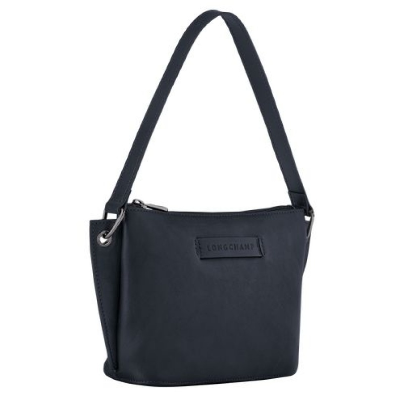 Longchamp 3D Pouch Midnight Blue | WUSQYCN-06