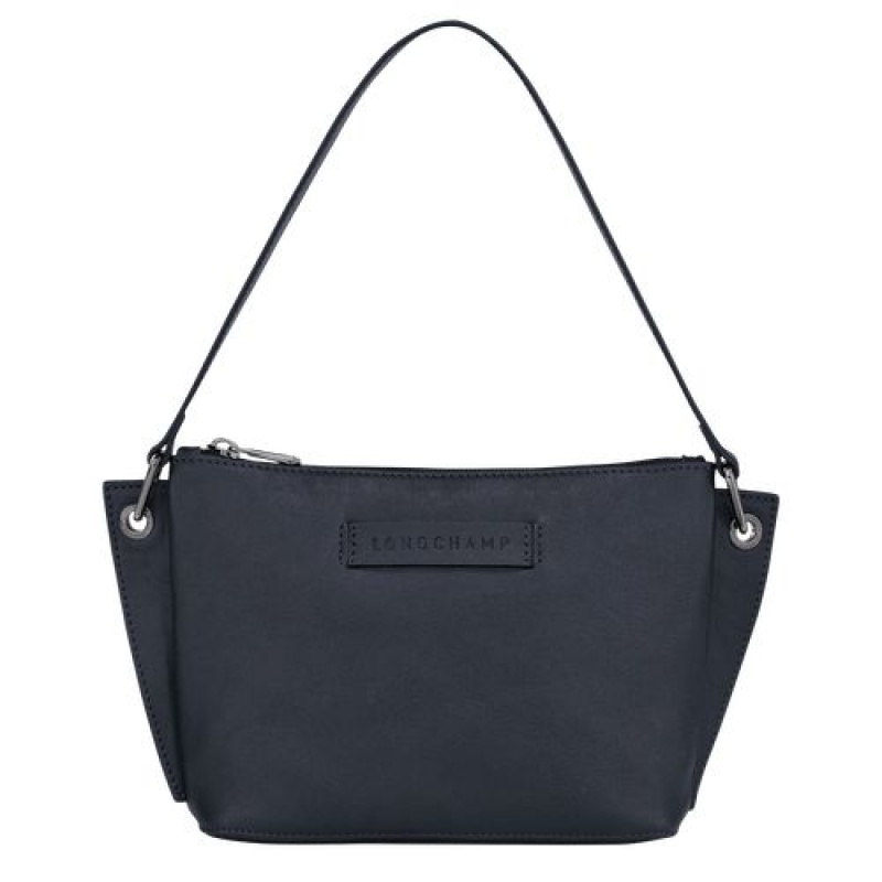 Longchamp 3D Pouch Midnight Blue | WUSQYCN-06