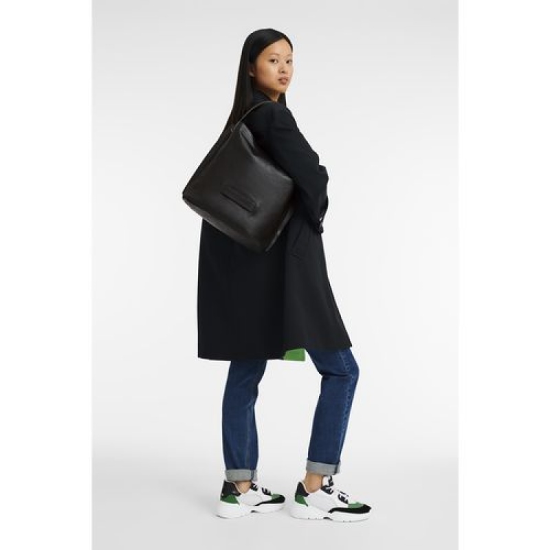 Longchamp 3D Shoulder bag Black | FNDHBZI-31