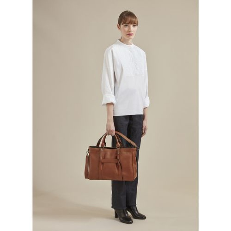 Longchamp 3D Top handle bag M Brown | BVCYLDA-41