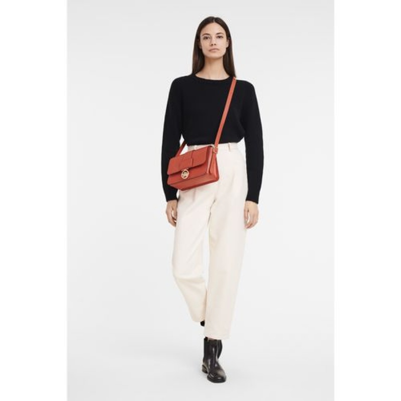 Longchamp Box-Trot Crossbody bag M Orange | BTUAMJY-48