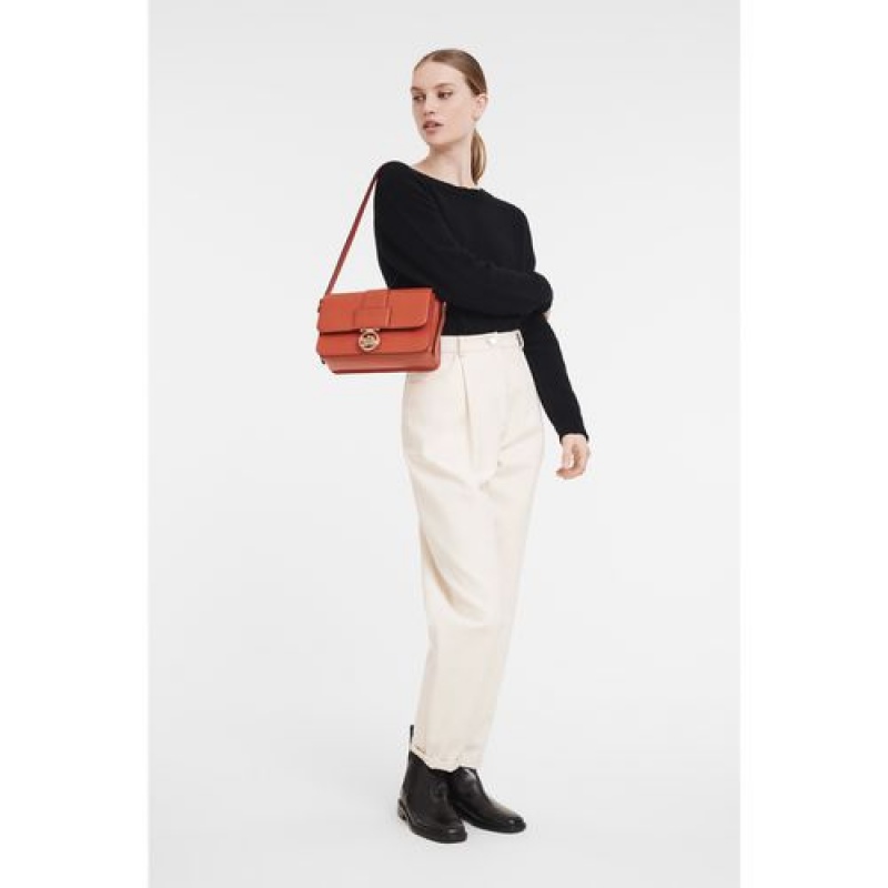 Longchamp Box-Trot Crossbody bag M Orange | BTUAMJY-48