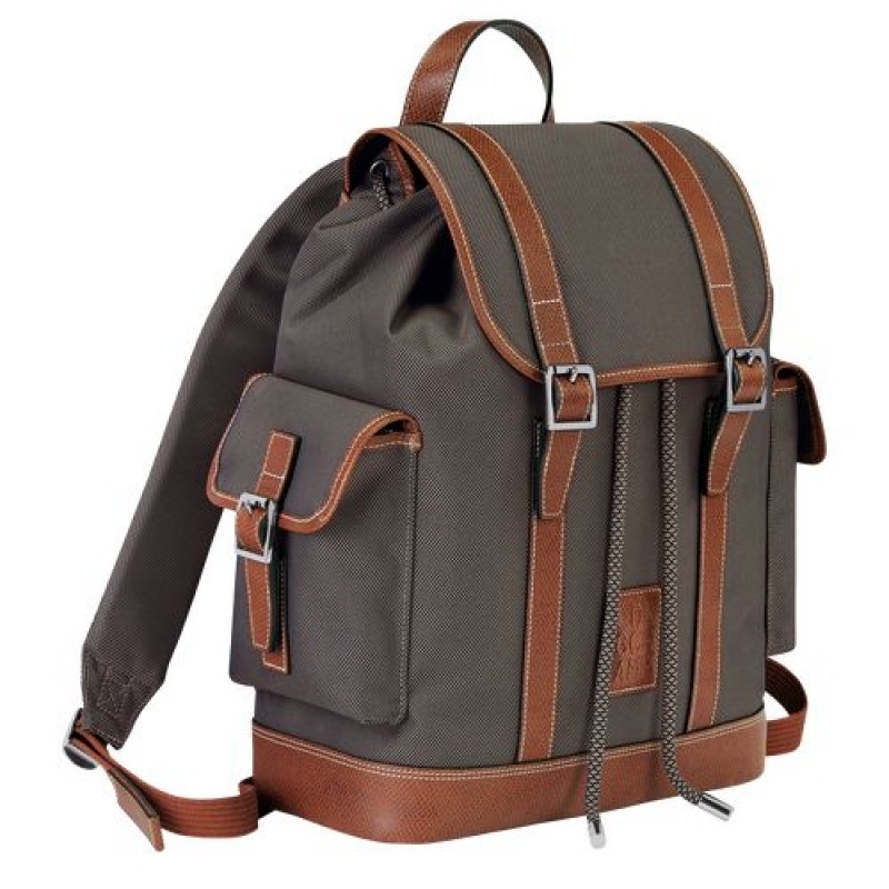 Longchamp Boxford Backpack Brown | HUABNFR-27