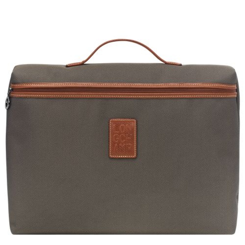 Longchamp Boxford Briefcase S Brown | CRGNSDI-80