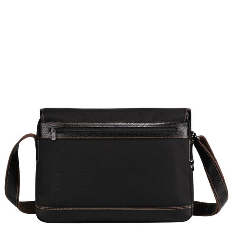 Longchamp Boxford Crossbody bag Black | GBFNKIU-04