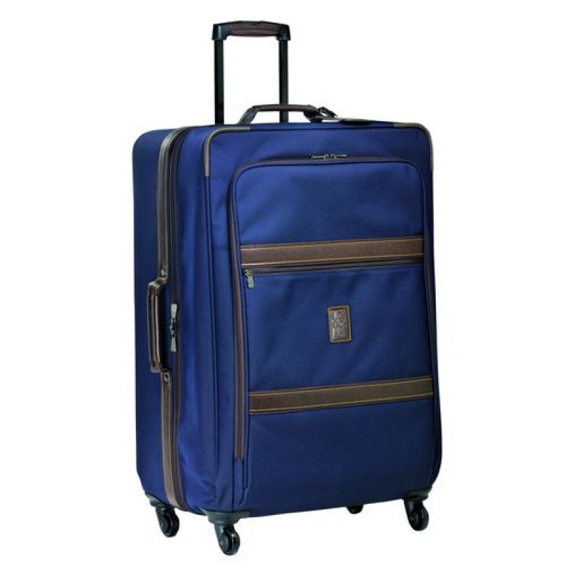 Longchamp Boxford Suitcase L Blue | DKOFWVI-27