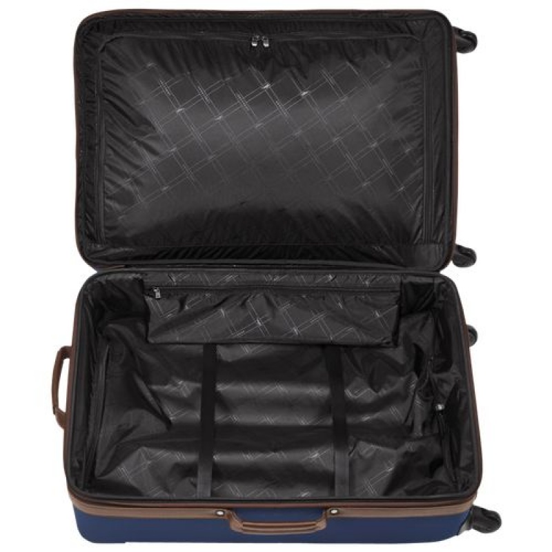 Longchamp Boxford Suitcase L Blue | DKOFWVI-27