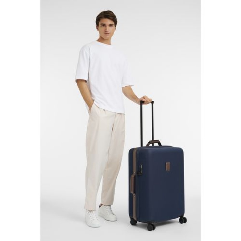 Longchamp Boxford Suitcase M Blue | HQSPERO-23