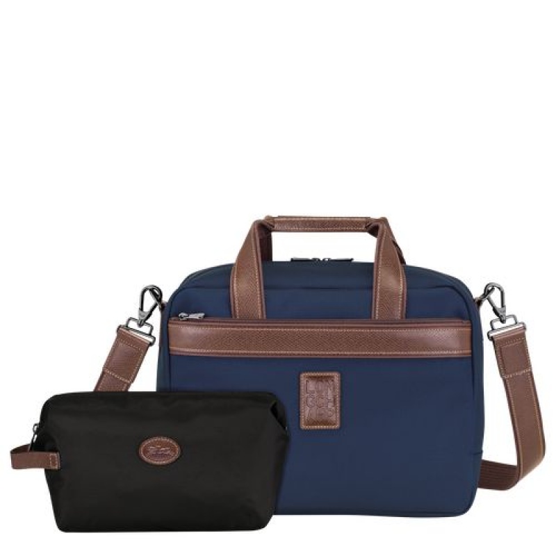 Longchamp Boxford Travel bag Blue | AMXQHKG-84