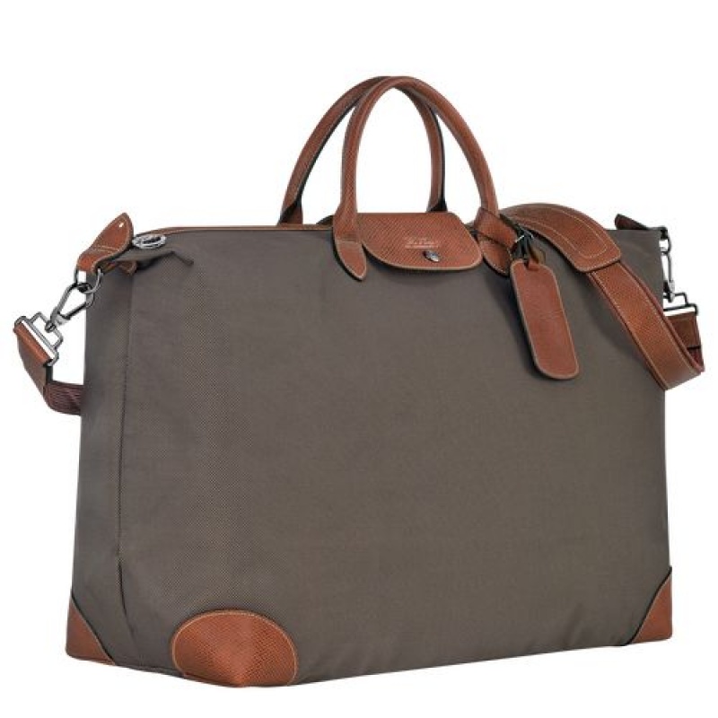 Longchamp Boxford Travel bag XL Brown | ABSXGEQ-64