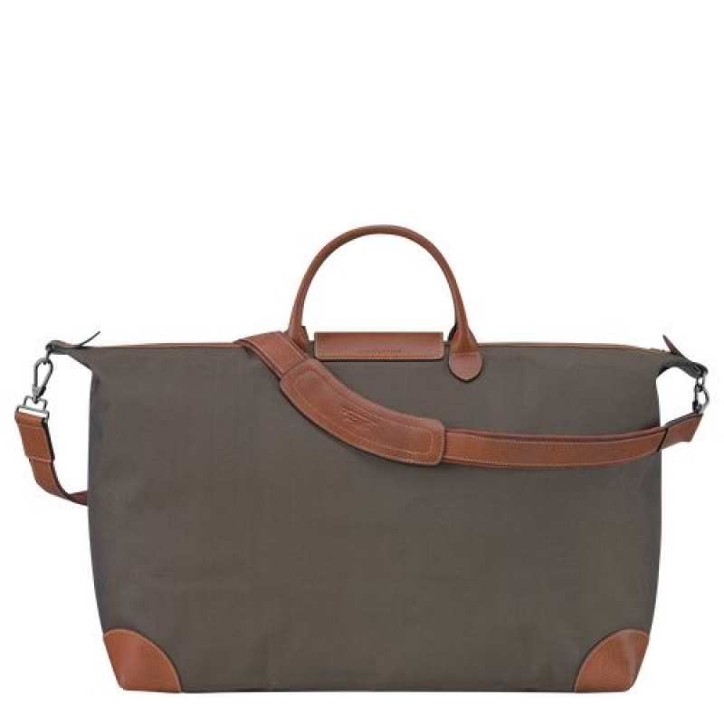 Longchamp Boxford Travel bag XL Brown | ABSXGEQ-64