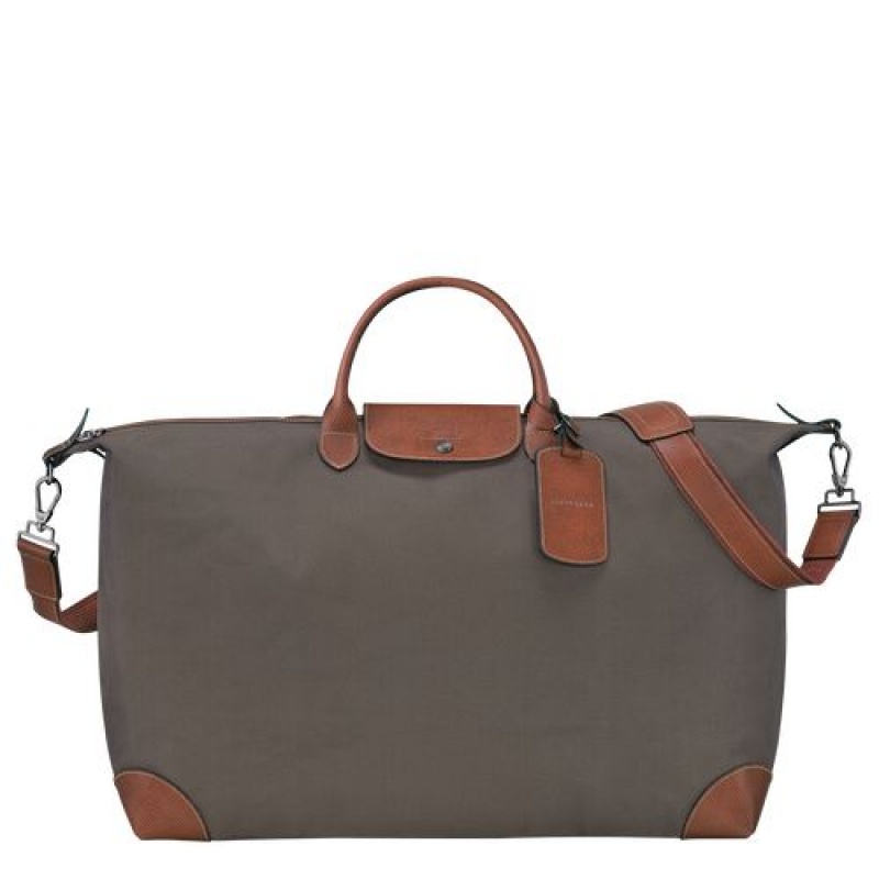 Longchamp Boxford Travel bag XL Brown | ABSXGEQ-64
