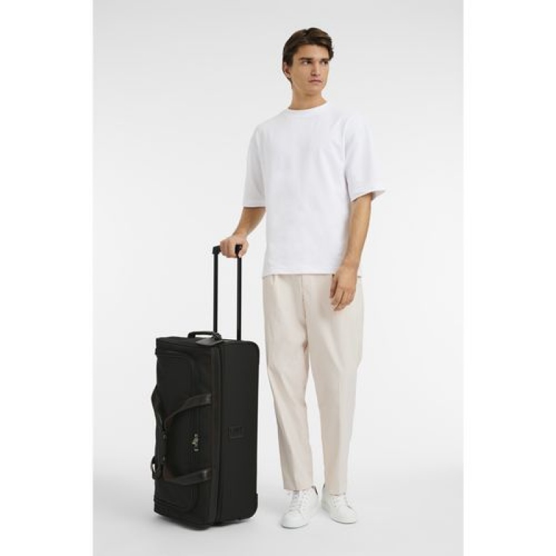 Longchamp Boxford Wheeled duffle bag Black | LFBVGDK-96