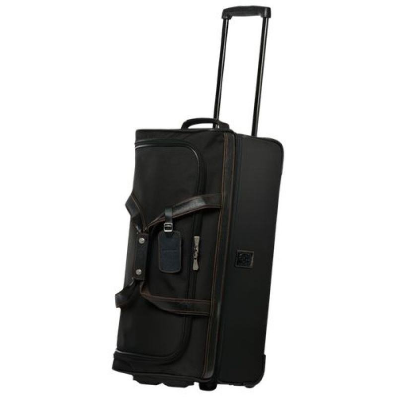 Longchamp Boxford Wheeled duffle bag Black | LFBVGDK-96