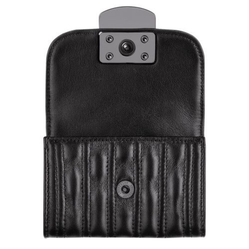 Longchamp Brioche Card holder Black | FBVMWDK-29