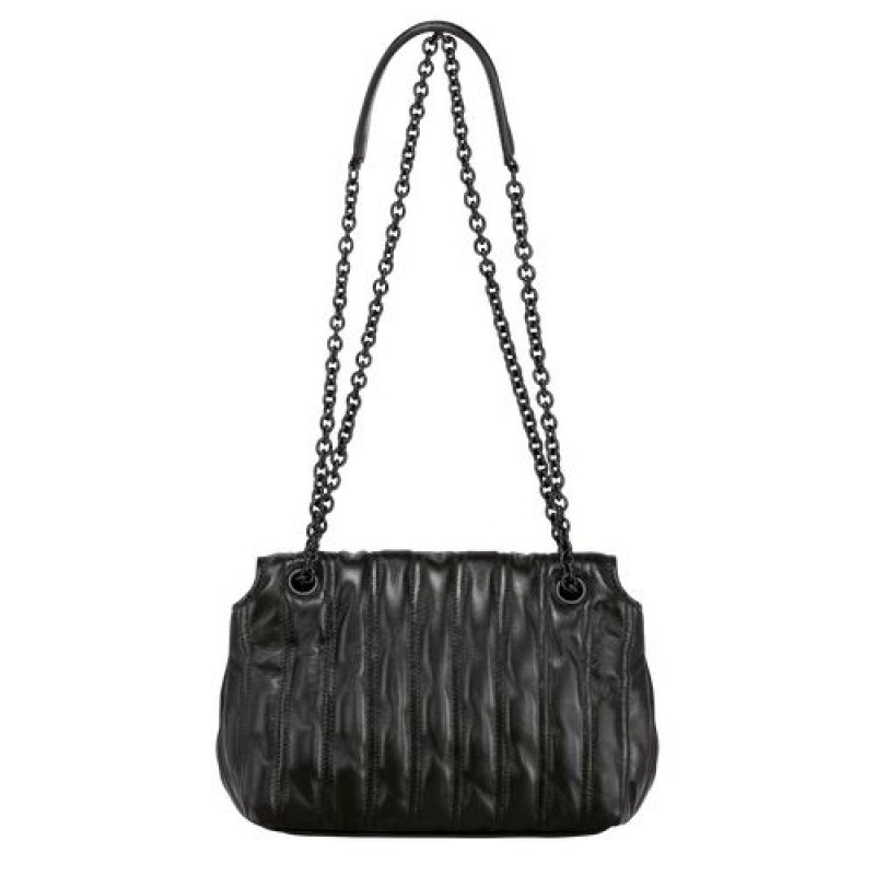 Longchamp Brioche Crossbody bag S Black | QRPODLK-27