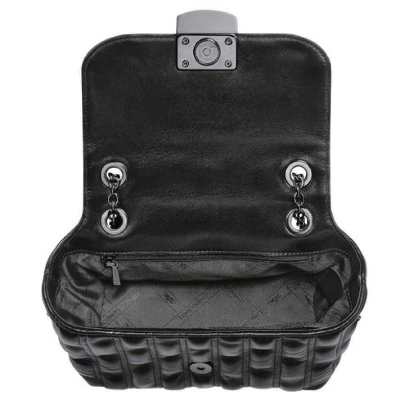Longchamp Brioche Crossbody bag S Black | QRPODLK-27