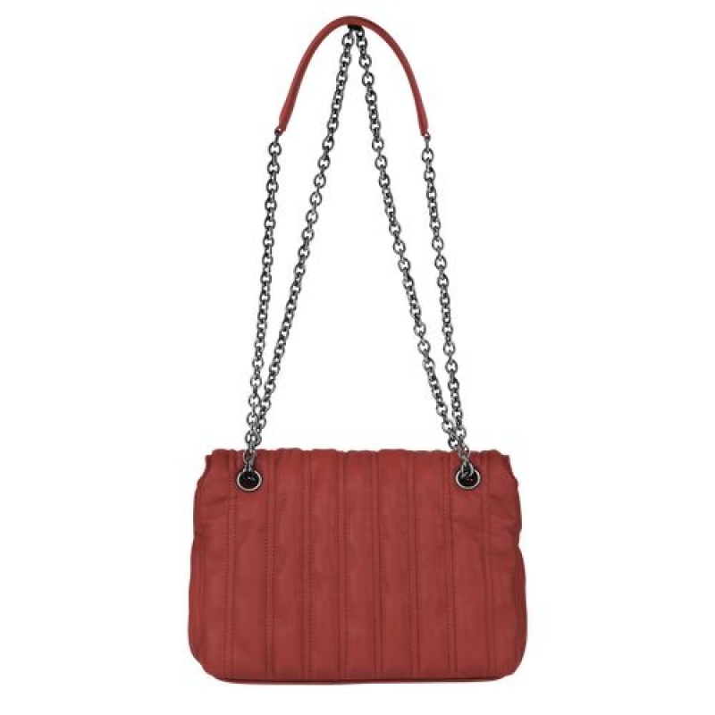 Longchamp Brioche Crossbody bag S Red | BGHEVMX-37