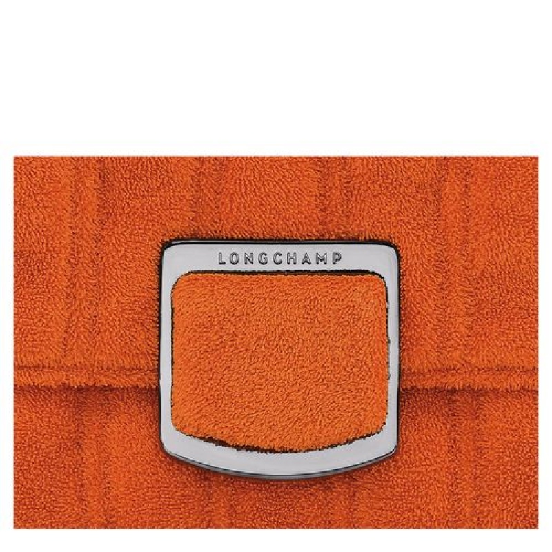 Longchamp Brioche Eponge Crossbody bag S Orange | MALYNRB-86