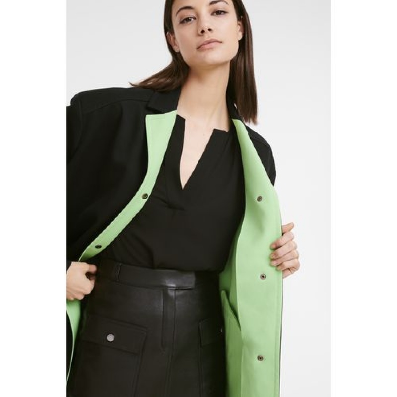 Longchamp Coat Black | HVBWLMG-97
