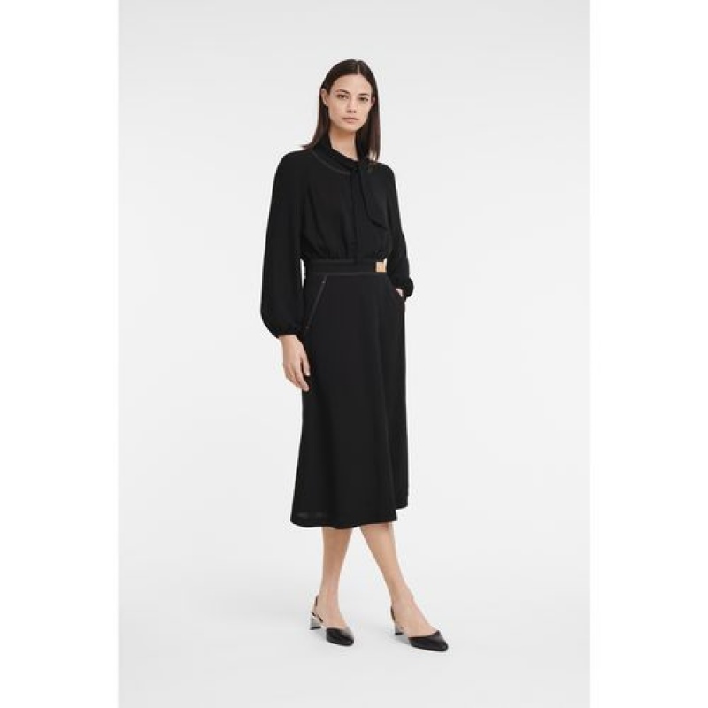 Longchamp Dress Black | FDZWKAB-38