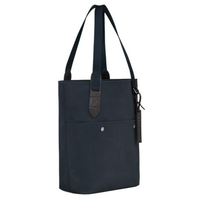 Longchamp Gabin Tote Bag Navy | DGUTEIR-53