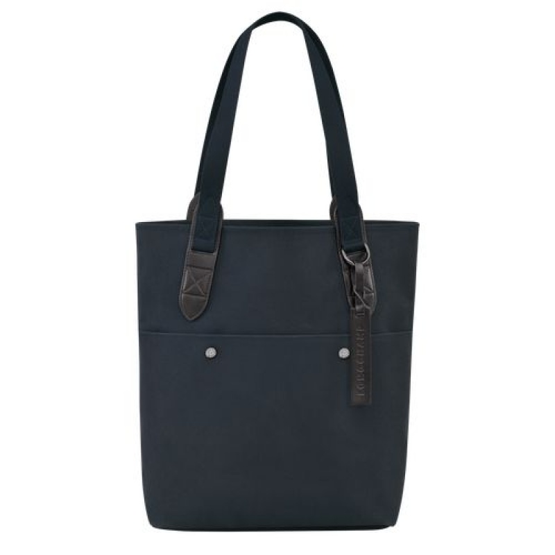 Longchamp Gabin Tote Bag Navy | DGUTEIR-53