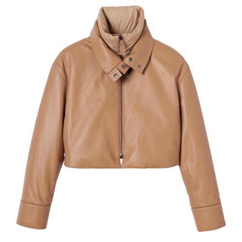 Longchamp Jacket Natural | DQVCLFZ-30