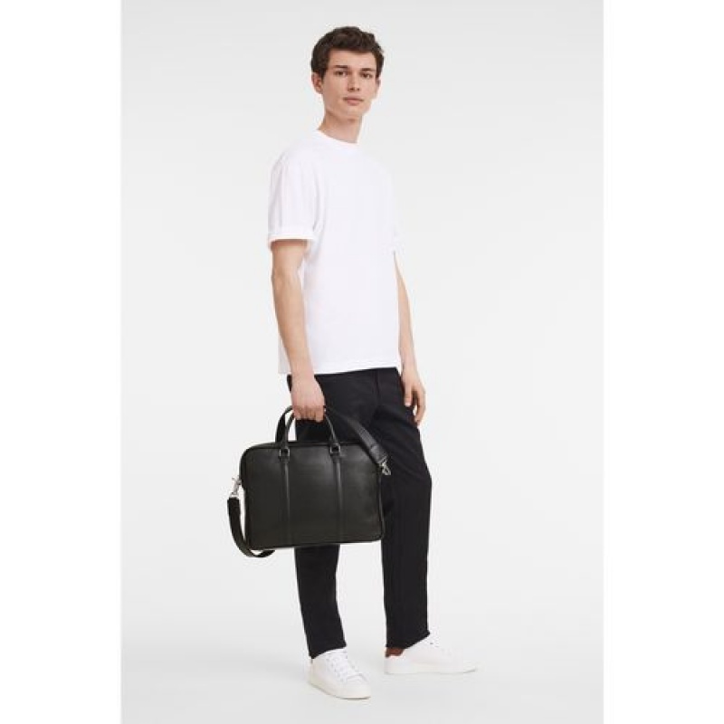 Longchamp Le Foulonne Briefcase XS Caramel | HRQSJEY-96