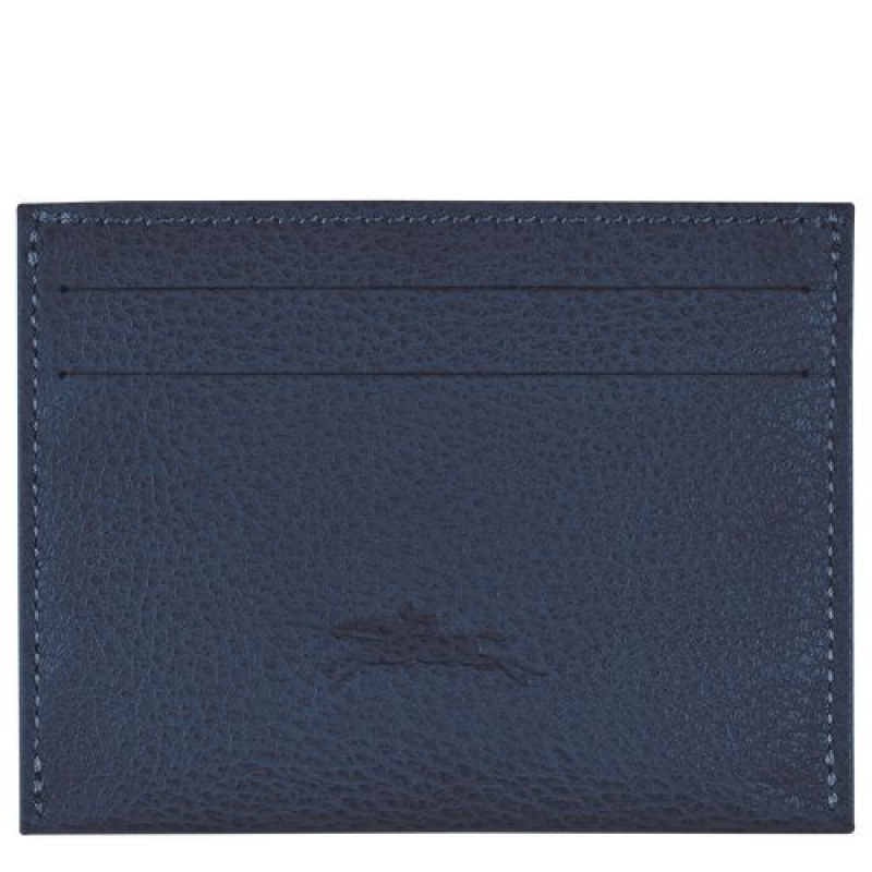 Longchamp Le Foulonne Cardholder Navy | CNYRMPO-15