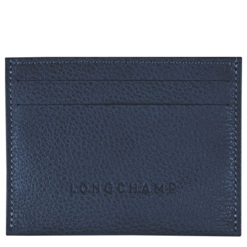 Longchamp Le Foulonne Cardholder Navy | CNYRMPO-15