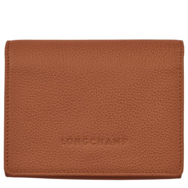 Longchamp Le Foulonne Compact wallet Caramel | ACDOVJL-38
