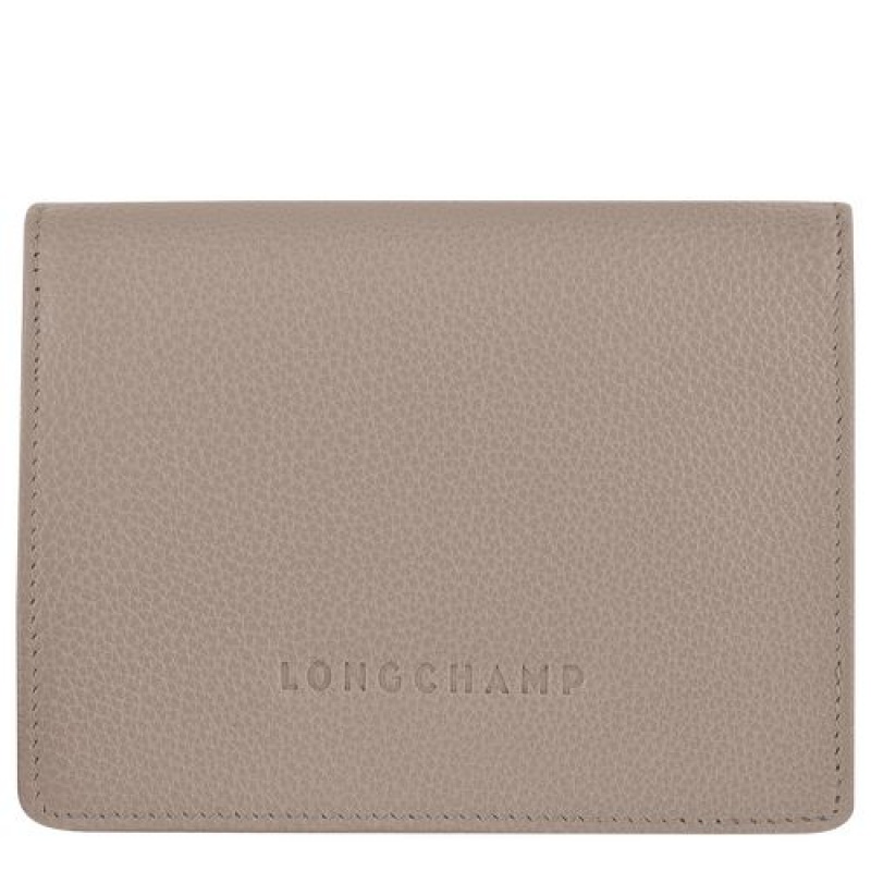 Longchamp Le Foulonne Compact wallet Turtledove | ARMJEGO-27