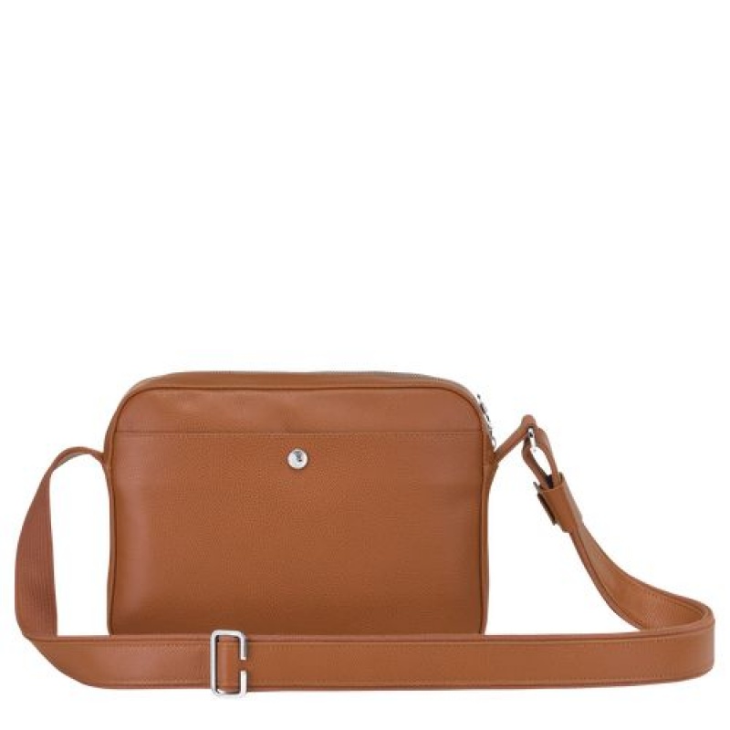 Longchamp Le Foulonne Crossbody bag Caramel | EUJKDGF-69
