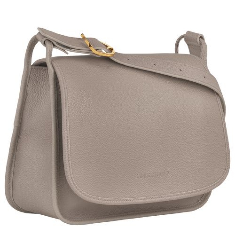Longchamp Le Foulonne Crossbody bag L Turtledove | KFTBWNM-46