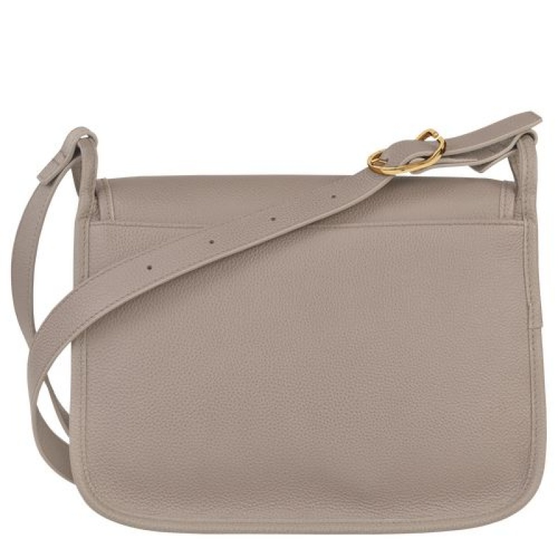 Longchamp Le Foulonne Crossbody bag L Turtledove | KFTBWNM-46