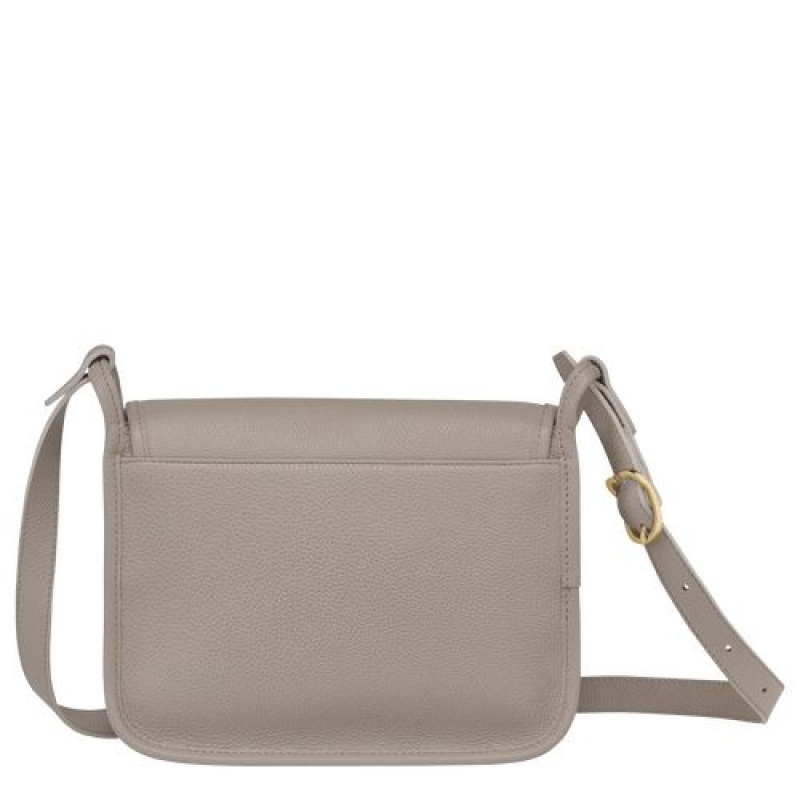Longchamp Le Foulonne Crossbody bag M Turtledove | GSCHBUL-58