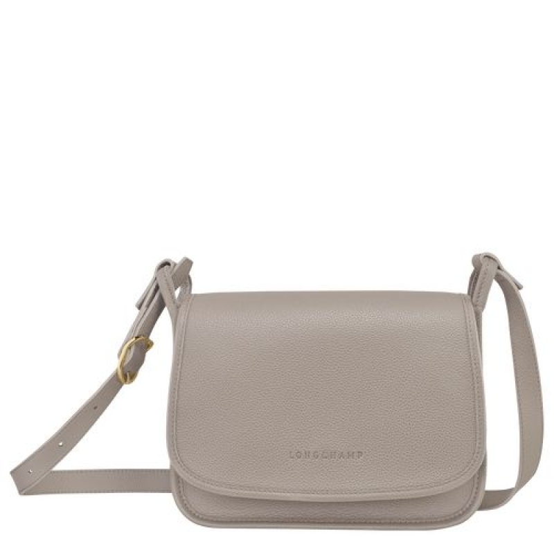 Longchamp Le Foulonne Crossbody bag M Turtledove | GSCHBUL-58