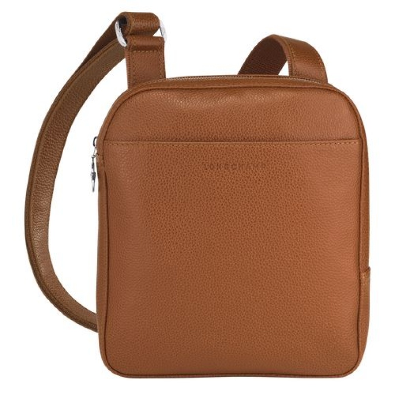 Longchamp Le Foulonne Crossbody bag S Caramel | GFURPCJ-97